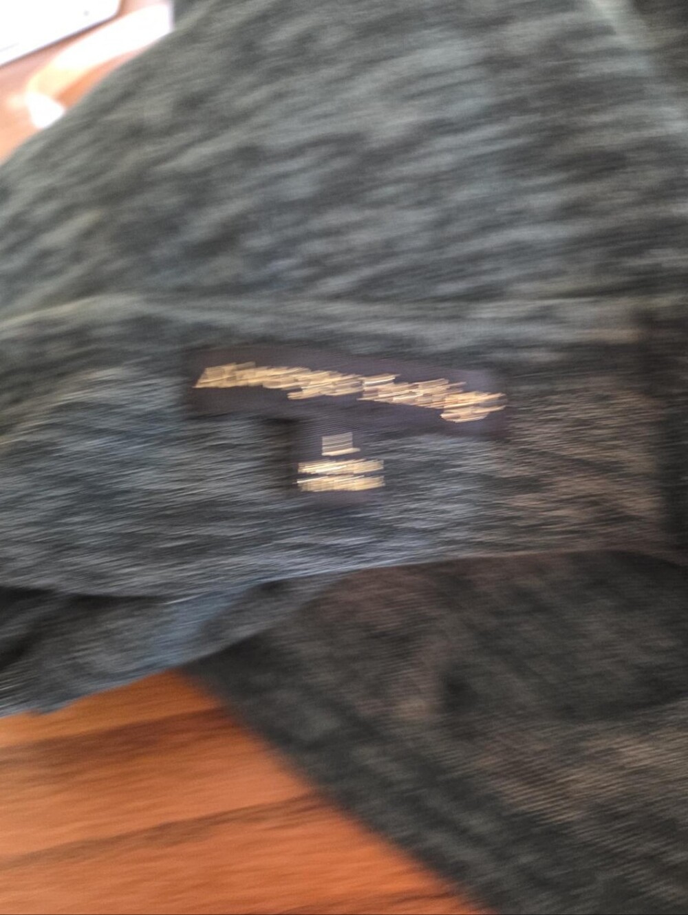 Always Indigo Cold Shoulder Ladder Sleeve Heathered Teal Long Sleeve Top Size L - Picture 6 of 7